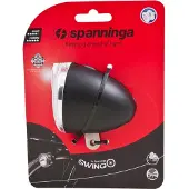Spanninga Retro fietskoplamp - LED verlichting - Zwart - Waterbestendig - Inclusief batterijen