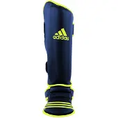 Adidas Economy Scheen- en Wreefbeschermers - Blauw/Geel - XL