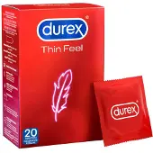 Durex 2x Condooms Thin Feel 20 Stuks