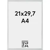 Walther design Galeria - Kunststof lijst - Fotoformaat 21x29,7 cm (DIN A4) - Zilver