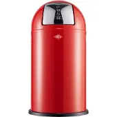Wesco Pushboy Prullenbak - Afvalbak - 50 Liter - Rood