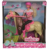 Steffi Love - Steffi Love - Riding Trip - Pop met Paard - Paardrijden - 29 cm - vanaf 3 jaar