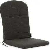 Madison Kuip hoog ca.96x45cm Rib black