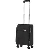Carryon AIR Zachte Handbagage koffer 55cm met expander - 41ltr Trolley Zwart