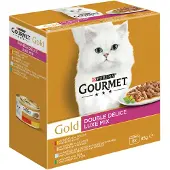 Gourmet 6x Gold Kattenvoer Nat Luxe Mix 8 x 85 gr