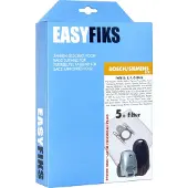 EASYFIKS S70 stofzuigerzakken geschikt voor Bosch en Siemens - 5 stuks + 1 filter - SynchroPower - gl 30 - Zoo'o - Logo - Ergomaxx'x - Free'e - MoveOn - Ingenius - Activa - Super XS Dino E - G-ALL