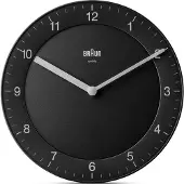 Braun BC06B - Wandklok - Analoog - Zwart