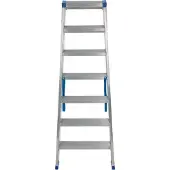 Escalo – Industriële trapladder – Sparta Duo – Aluminium – 2x7 treden – 150 cm