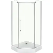 Novoterm Glasgow douchecabine vijfhoek 90x90cm