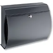 Burg wachter Wandbrievenbus Verona 844 - Staal - Antraciet - 40,4x35,4x15cm