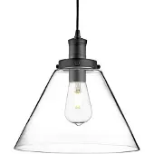 Searchlight Hanglamp Pyramid Ø 29cm Zwart