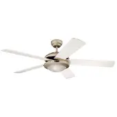WESTINGHOUSE Comet-ventilator Titaan, wit u. Ahorn COMET, alu / grijs / zink, Woon-/ Eetkamer, metaal