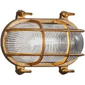 Nordlux Wandlamp E27 | Helford | IP64 | Messing