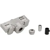 SLV Onderdeel | EUTRAC 3-fasen spanningsrailadapter, grijs incl. bevestigingstoebehore | EUTRAC SYSTEM