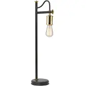 Elstead Lighting LED Tafellamp Douille | 1X E27 Max 60W | Black/Polished Brass