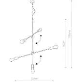 Lyora Hanglamp Sticks Verstelbaar