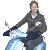 Ds Covers Stuurhoezen voor scooter - - Neopreen - Waterdicht - Winddicht - Thermische voering - Universeel - Zwart