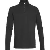 Protest Skipully Protest Men Perfecto 1/4 Zip Top True Black-XXXL