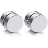 LGT JWLS Magnetische Stud oorbellen Zilver 10mm