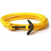 LGT JWLS Anker armband Geel polyester koord