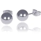 LGT JWLS LGT Jewels Stud oorbellen Bol Zilver 8mm