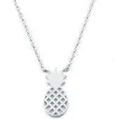 Cilla Jewels dames ketting Pineapple Verzilverd