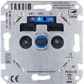 Tradim Led dimmer inbouw 0-150W (Tradim, 2480H, Fase Afsnijding)