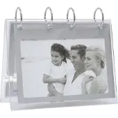 Deknudt Frames Deknudt S58RS3 zilver 10x15 kunstof klap-fotolijst