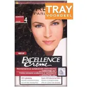 L'Oréal 3x Excellence Crème Permanente Crèmekleuring 4 Middenbruin