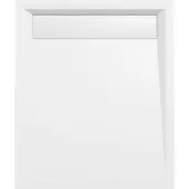 Polysan Varesa rechthoekige douchebak 100x80cm wit