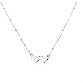 Trendjuwelier huiscollectie 1327126 Zilveren Ketting Harten 1,3 mm 40 + 4 cm