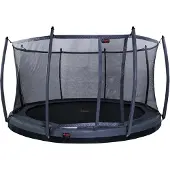 Avyna Trampoline Pro-Line FlatLevel 10 + Royal Class Veiligheidsnet Grijs