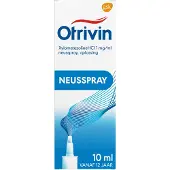Otrivin 1 mg/ml Xylometazoline HCI Neusspray 10 ml