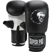 Super Pro Combat Gear Victor Bokszakhandschoenen - Zwart/Wit - XL