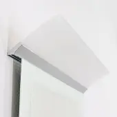 EBIR Wandlamp ANGELA, wit / opaal, Badkamer, Aluminium, Modern, Wandlamp