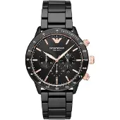 Emporio Armani Mario herenhorloge Zwart AR70002