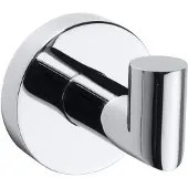 Sapho X-Round handdoekhaak met hoek chroom