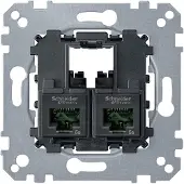 Schneider- Electric Schneider Electric Sokkel UTP RJ45 2V Cat6A 2-voudig
