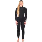 O'Neill Hyperfreak 5/4+ Chest Zip Wetsuit black / black