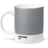 Pantone Universe Copenhagen Design Pantone - Koffiebeker - 375ml - Metallic Zilver