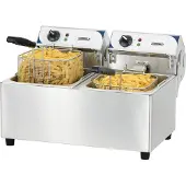 Casselin Elektrische friteuse | 2 x 7 liter