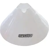 Sportec Afbakenbollen Zacht Plastic Extra Groot Wit