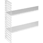 Tomado Uitbreidingsset Boekenrek - 1 x Rek Wit + 2 x Plank Wit