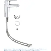 GROHE BauEdge - Wastafelkraan, chroom 23330000