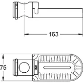 GROHE Relexa - Zeepschaal, chroom 28631000