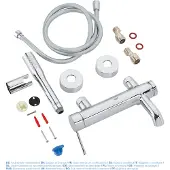 GROHE Essence New badkraan met doucheset Chroom