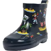 Playshoes Regenlaarzen donkerblauw / bruin / geel / rood