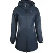 HKM Ruiterjas Elegant Heating (met verwarming) waterafstotend Donkerblauw maat L met extra sterke powerbank (10.000 mAh)