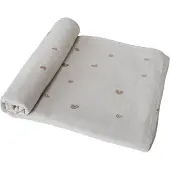 Mushie Wikkeldoek Mousseline Regenboog 120 x120 cm