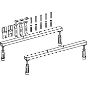Geberit Soana set badpoten, aluminium